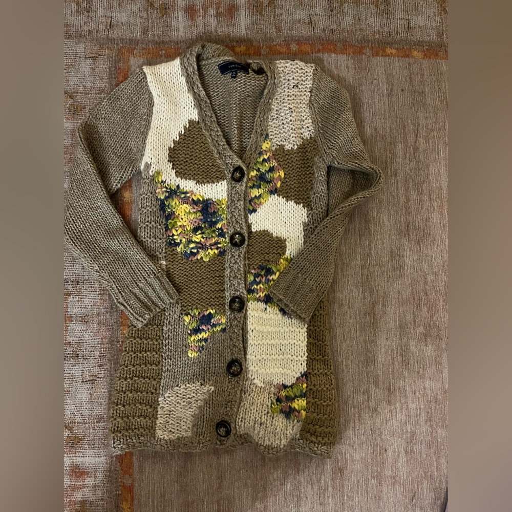 Chunky knit cardigan